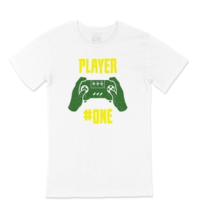 Yeşil Player One  Tişört
