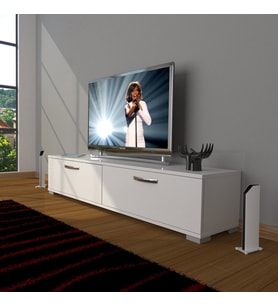 Decoraktiv Eko 140 Slm Std Tv Ünitesi Tv Sehpası (Beyaz)