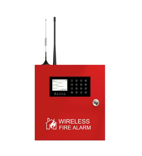 OPAX-WF868-4G-LAN Adresli Kablosuz Yangın Alarm Kontrol Paneli (868mhz) EN-54 Sertifikalı
