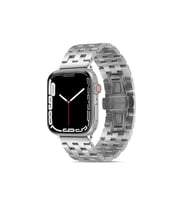 Apple Watch 38mm Uyumlu Kordon Metal Geçmeli Paslanmaz KRD-20 Kayış
