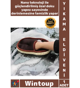 #Eldiven Nano Yün Mikrofiber Araç Ev Ofis Cam Mutfak Toz Alma Temizlik Hassas Araba Yıkama Eldiveni