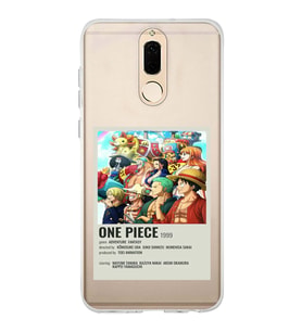 Huawei Mate 10 Lite Uyumlu One Piece Desenli Şeffaf Telefon Kılıfı
