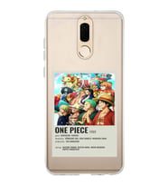 Huawei Mate 10 Lite Uyumlu One Piece Desenli Şeffaf Telefon Kılıfı