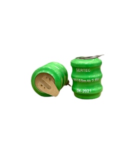 3.6V 3S1P 60 Mah 2 Pin Ni-Mh Buton Pil