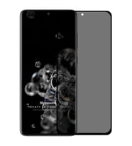 Microsonic Samsung Galaxy S20 Ultra Privacy 5D Gizlilik Filtreli Cam Ekran Koruyucu Siyah