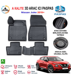 Nissan Juke 3D Paspas Havuzlu Pro 2019 Sonrası