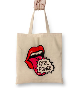 Girl Power Bez Çanta Uzun Saplı