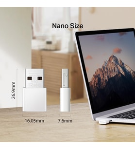 MA30N, AC1300 Mbps, Çift Bant, MU-MIMO, Tak ve Çalıştır, Nano Wi-Fi 5 USB Adaptör