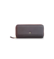 Guard Mat Bordo Hakiki Deri Kadın Cüzdanı P1263
