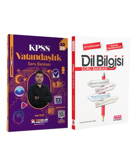 Yediiklim Yayınları 2026 KPSS Vatandaşlık Atölye ve AKM Dil Bilgisi Soru Bankası Seti 2 Kitap