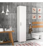 Raflı Banyo Boy Dolabı Havlu Erzak