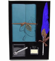 Divit Hokka Defter Ve Tüylü Kalem Seti (Karışık)