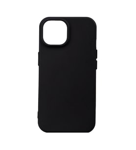 Apple iPhone 15 Uyumlu Kılıf Zore Biye Silikon (Siyah)