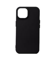 Apple iPhone 15 Uyumlu Kılıf Zore Biye Silikon (Siyah)