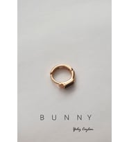 Mine plakalı helix ve tregus altın kaplama piercing 10 MM