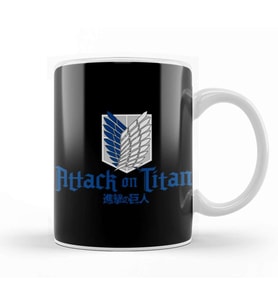 Attack On Titan Logo 01 Kupa Bardak Porselen