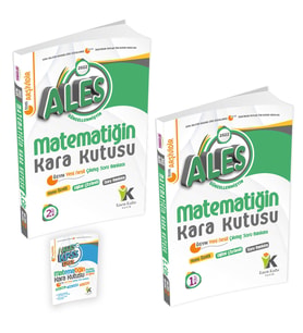 ALES Matematiğin Kara Kutusu Konu Özetli Dijital Çözümlü Çıkmış Soru Bankası Alt