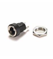 5.5mm x 2.1mm DC Güç Soketi Plastik Panel Montaj Tip Adaptör