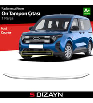 S-Dizayn Ford Courier Krom Ön Tampon Çıtası 2023 Üzeri A+ Kalite