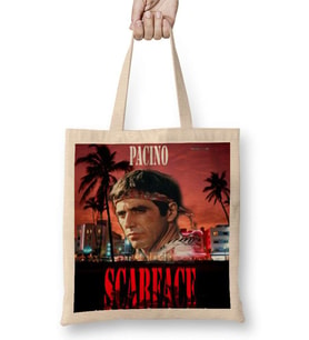 Scarface Al Pacino Bez Çanta Uzun Saplı