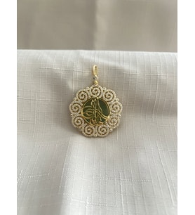 OSMANLI TUĞRASI 925 AYAR GÜMÜŞ KOLYE UCU