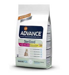 Advance Sterilised 10+ Yaşlı Tavuklu Kısırlaştırılmış Kedi Maması 1.5 Kg