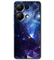 Redmi Note 13 Pro 4G Kılıf HD Desen Baskılı Kılıf - Galaksi