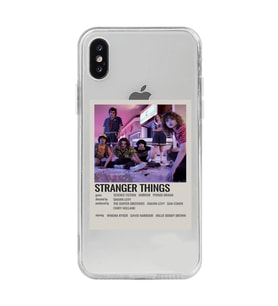 Iphone Xsmax Uyumlu Stranger Things Minimalist Poster Desenli Şeffaf Telefon Kılıfı