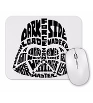 Star Wars Typography Mouse Pad