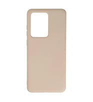 Galaxy S20 Kılıf Nano İçi Kadife - Pudra