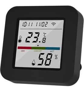 Tuya Smart Wifi Infrared Sıcaklık ve Nem Kontrol Sensörü Amazon Alexa Google Home Uyumlu
