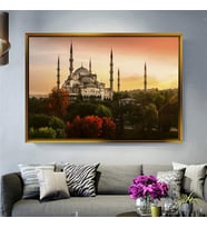 Altın Çerçeveli dekoratif tablo l347 (Gold)