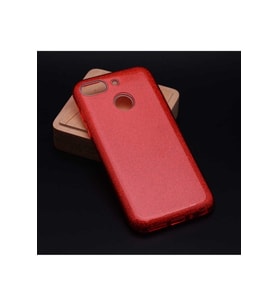 General Mobile 8 Go Uyumlu Kılıf Zore Shining Silikon (Kırmızı)