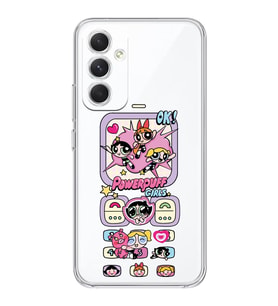 Samsung Galaxy A15 Uyumlu Powerpuff Girls Tasarımlı Şeffaf Telefon Kılıfı