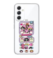 Samsung Galaxy A15 Uyumlu Powerpuff Girls Tasarımlı Şeffaf Telefon Kılıfı