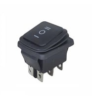 IC-108W Geniş Işıksız Anahtar On-Off-On 6P Körüklü