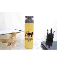 Yorgun Kedi Temalı - Baskılı Cam Suluk & Termos - 550 ml