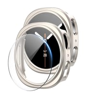Samsung Galaxy Watch 9/8 44mm Sert PC Kasa ve Ekran Koruyucu 14