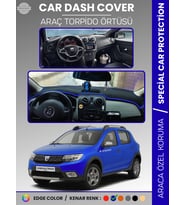 DACIA SANDERO STEPWAY (2015-2021) Torpido Örtüsü Ön Göğüs Koruma Tam Uyum Kaymaz Kolay Montaj