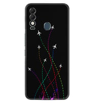 Tecno Spark 8T Kılıf Silikon Desen Özel Seri Line Planet 1736