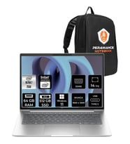 HP Elitebook 6 G1I Core Ultra 7 255U 64GB RAM 1TB SSD 14" FHD+ Win11 Pro CV0G8ETPN433 Notebook + Per4 Çanta