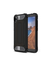 Xiaomi Redmi 7A Kılıf Crash Zırh Silikon Kılıf (Siyah)