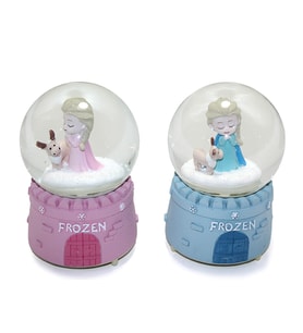 Işıklı Müzikli Püskürtmeli Kar Küresi 16 cm