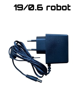 Trythink Arçelik Imperium Robo RS3221/RS3121/RS9231/RS9221 19V 0.6A  Robot Süpürge Şarj Aleti (Siyah)