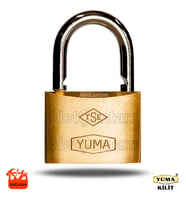 Yuma Pirinç Sarı Asma Kilit Master Sistem ortak Anahtarlı 50Mm