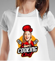 Kişiye Özel En İyi Chef- Aşçı Karikatür Mutfak Önlüğü