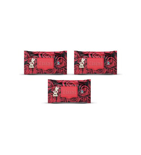 3 Paket Red Rose Islak Havlu Mendil 90 Adet Kapaklı Gül Kokulu