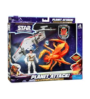 Star Trooper Gezegen Saldırısı Figür ve Uzay Aracı Beyaz