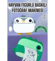 Çocuklar İçin Fotoğraf Makinesi Anlık Baskı Makinesi Hd Görüntü Kalitesi
