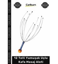 Özel Üretim 12 Telli Yumuşak Uçlu Gevşetici Stres Azaltıcı Manuel Taşınabilir Kafa Masaj Aleti